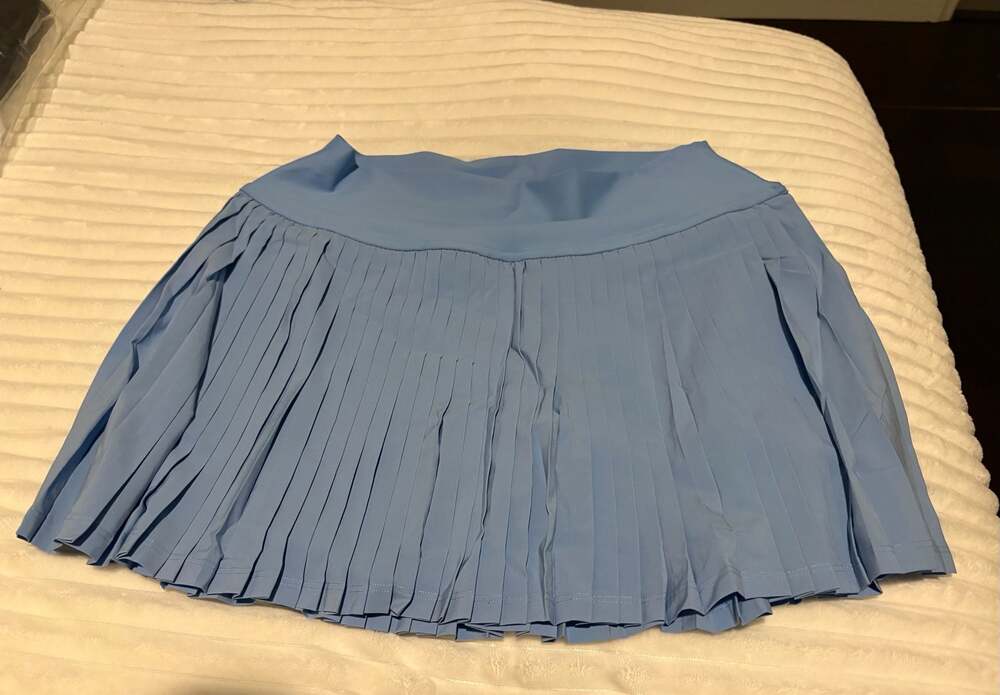 Blue Pleated Tennis Skirt –  Size 12
